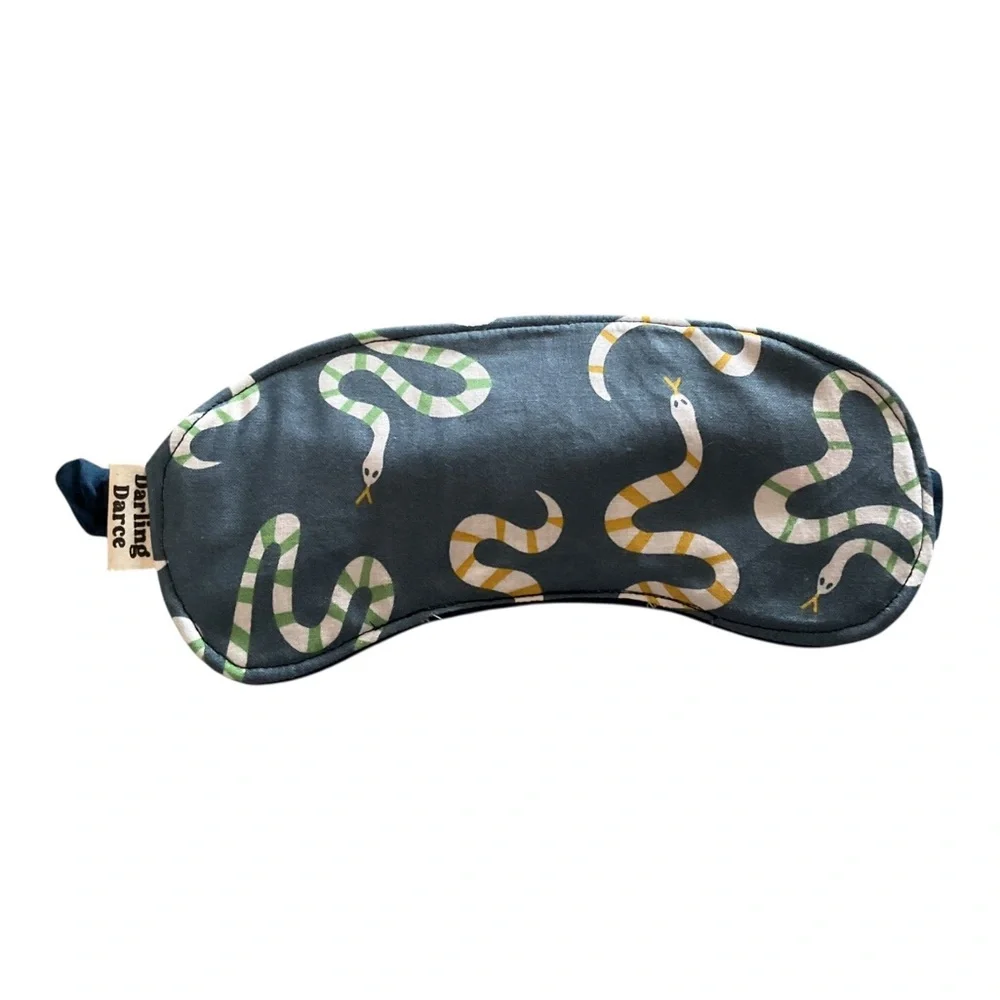 Kids Snake Print Sleep Mask